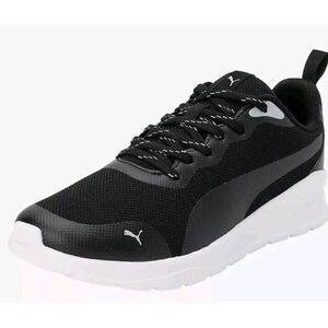 PUMA Zip C Men's Sneaker Size 10‎ Black/White. NEW